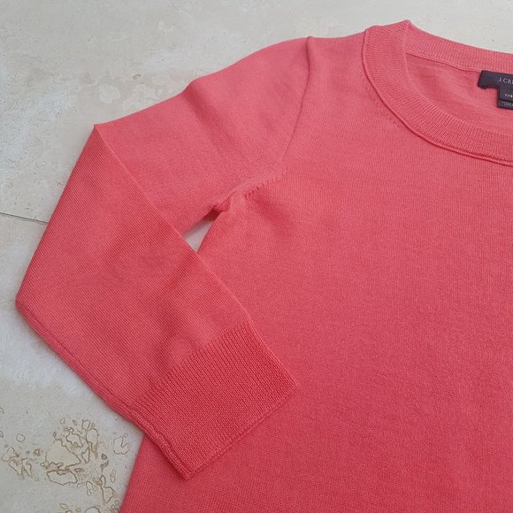 J. CREW Coral Tippi Sweater (NWOT) - Picture 4 of 11